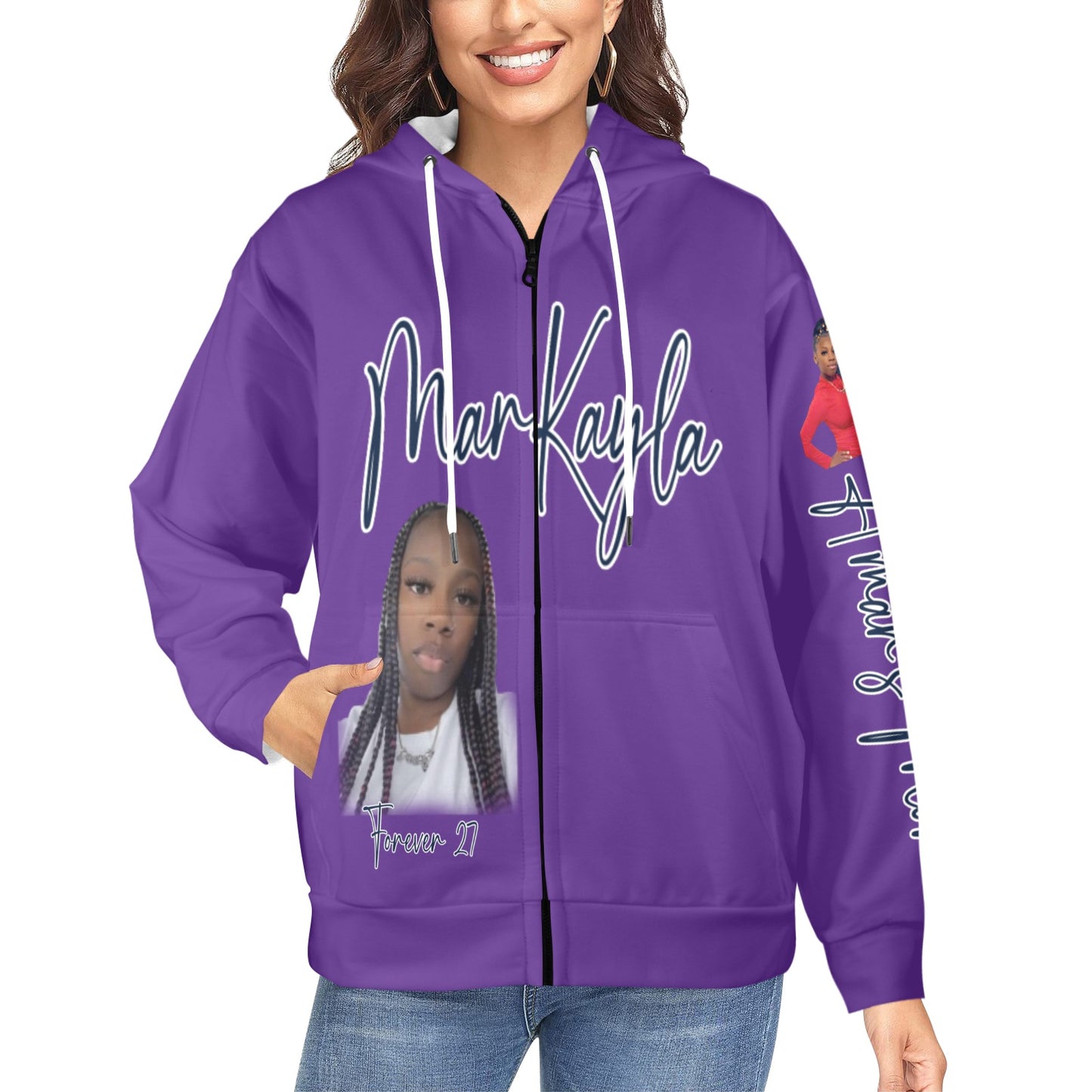 Forever 27 Women's Fleece Full-Zip Kayla