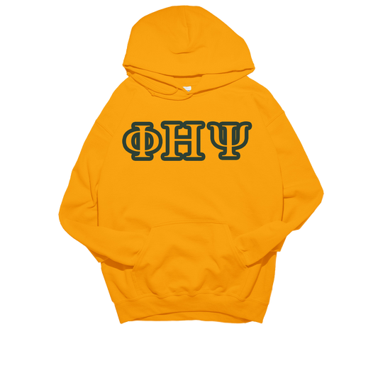 Phi Eta Psi fraternity SimStitch letters Hoodie