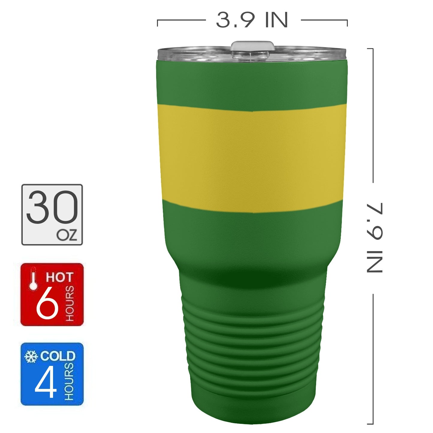 PEP 30oz Insulated Stainless Steel Mobile Tumbler