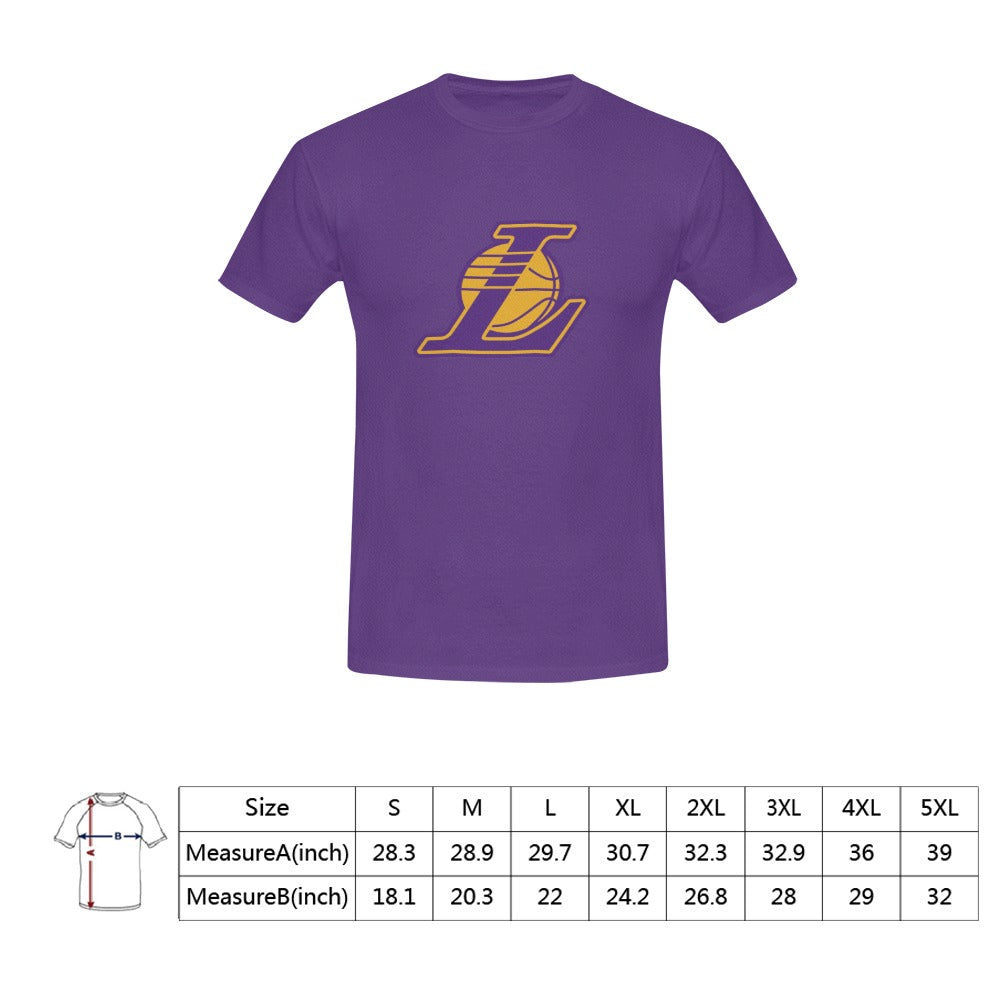 1 Laker Purple Men's T-Shirt 1